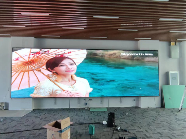 内蒙古P1.53led小间距屏安装案例